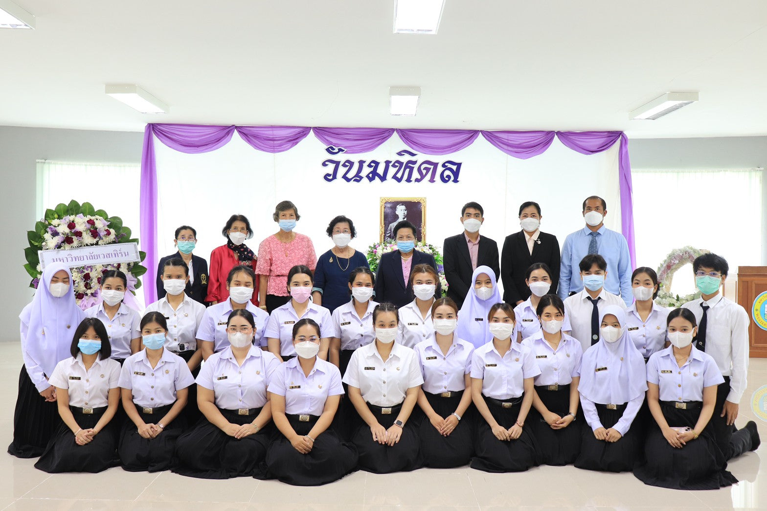 นิสิตพยาบาลและคณาจารย์ร่วมโครงการวันมหิดลกับสำนักกิจ  ในวันที่  27 กันยายน 2565