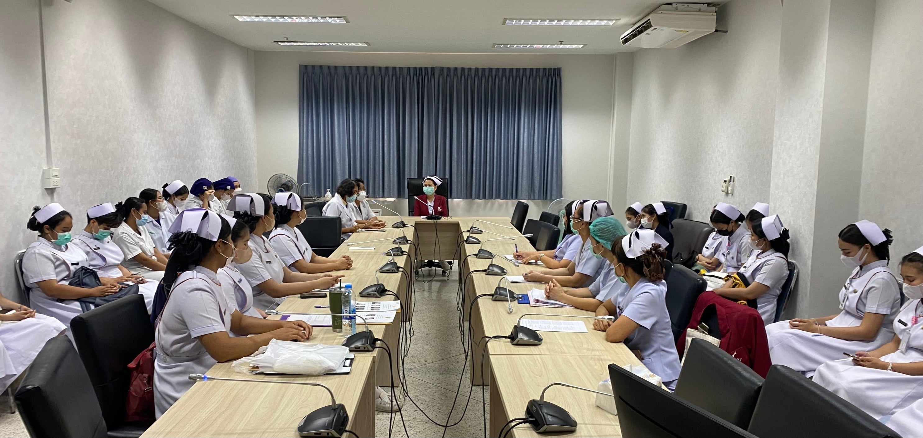 ปัจฉิมนิเทศวิชาปฎิบัติการบริหารการพยาบาลและปฎิบัติการพยาบาลวิชาชีพที่โรงพยาบาลพหลพลพยุหเสนา วันที่ 27 มี.ค.67