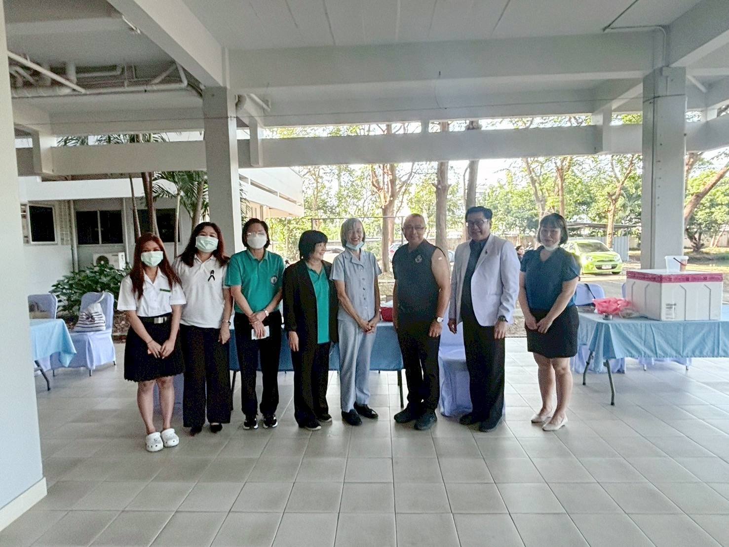 โครงการบริการชุมชน ฉีดวัคซีนไข้หวัดใหญ่ 4 สายพันธ์ุ