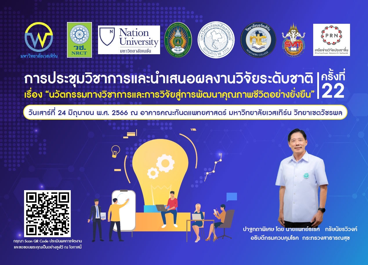 การประชุมวิชาการและนำเสนอผลงานวิจัยระดับชาติ ครั้งที่ 22